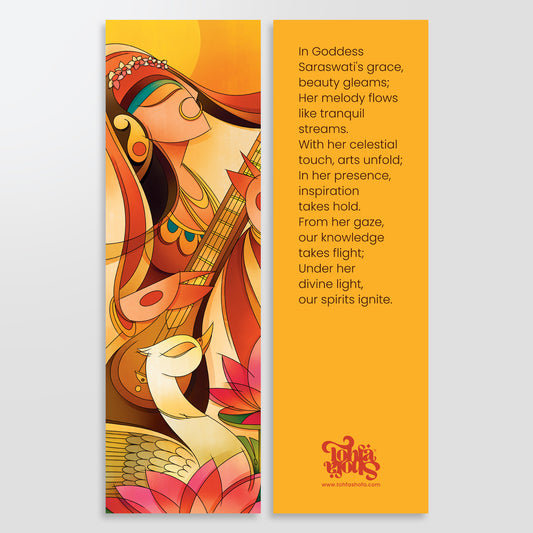 Saraswati - Bookmarks (Set of 5)