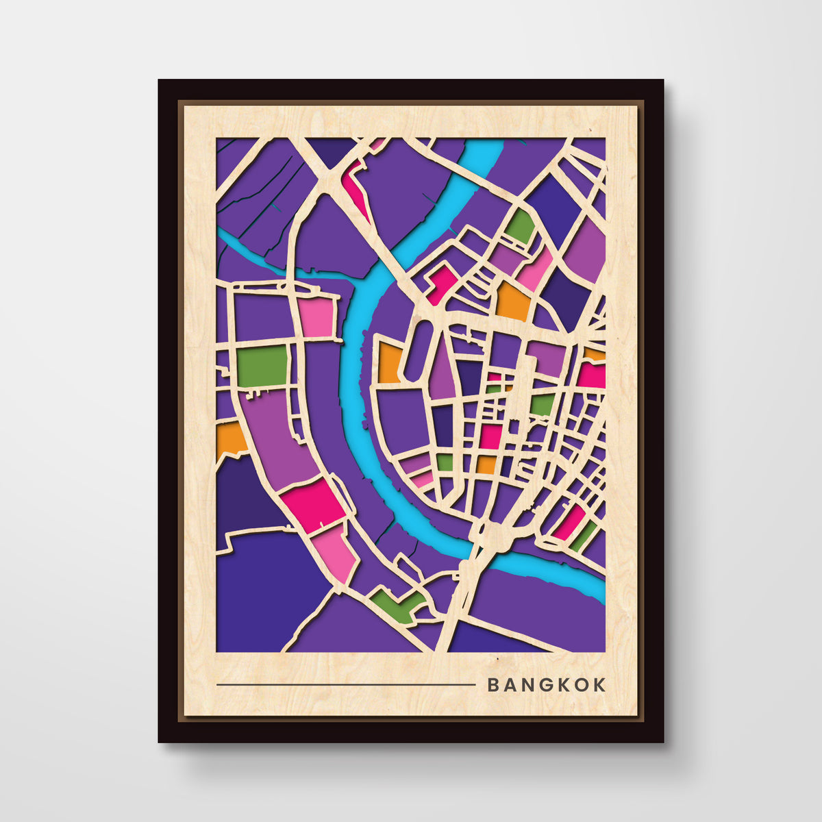 Wooden City Maps