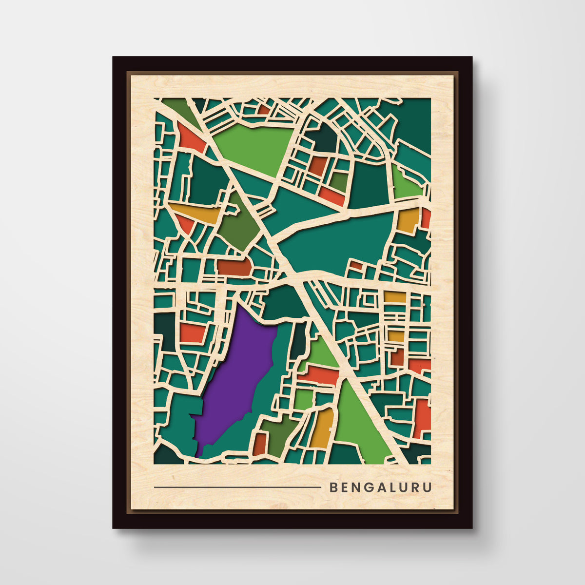 Wooden City Maps