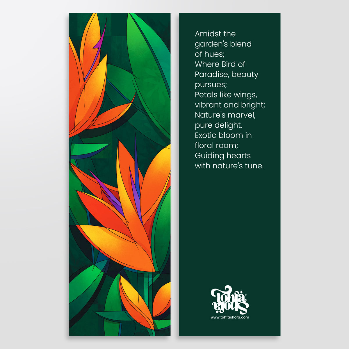 Bird of Paradise - Bookmarks (Set of 5)