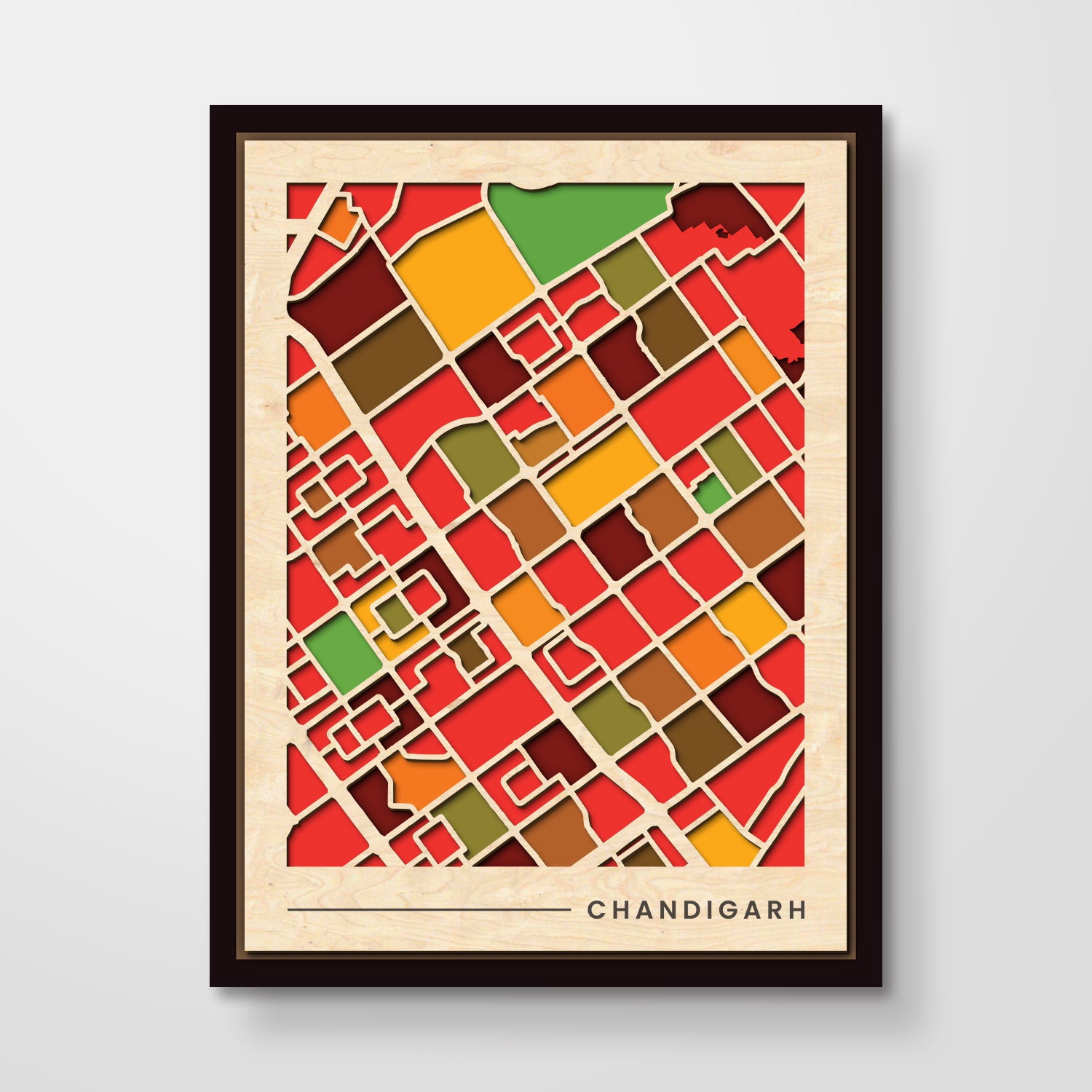 Wooden City Maps