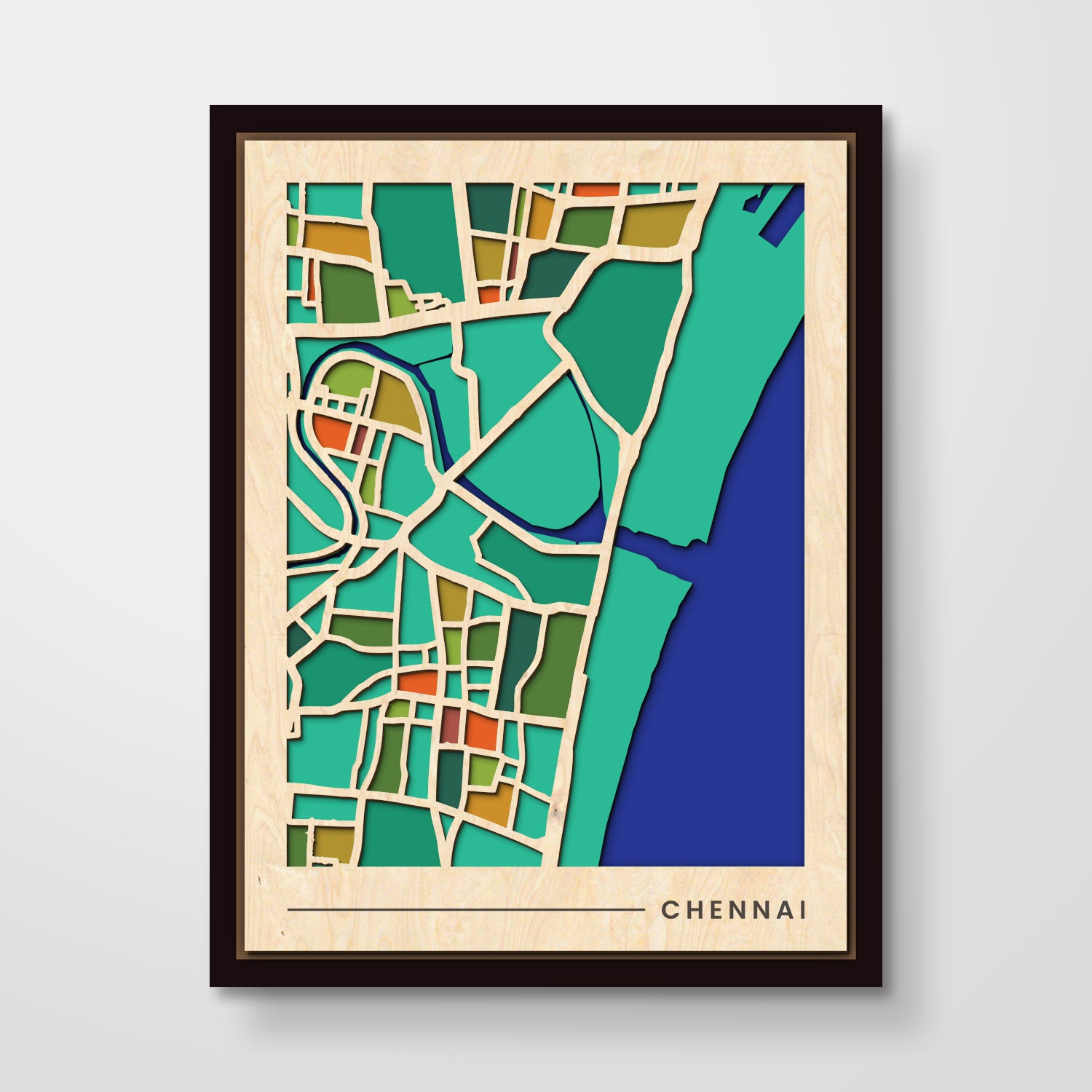 Wooden City Maps