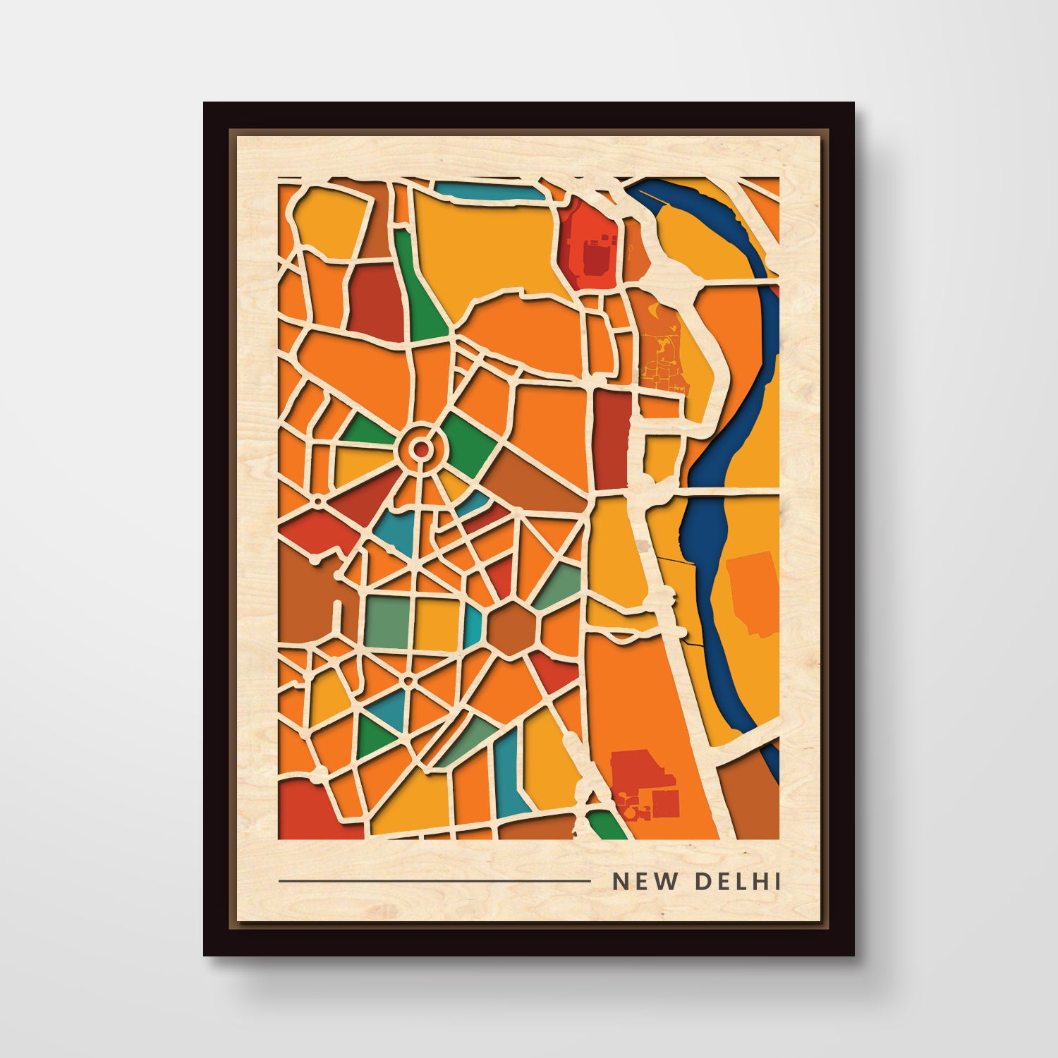 Wooden City Maps