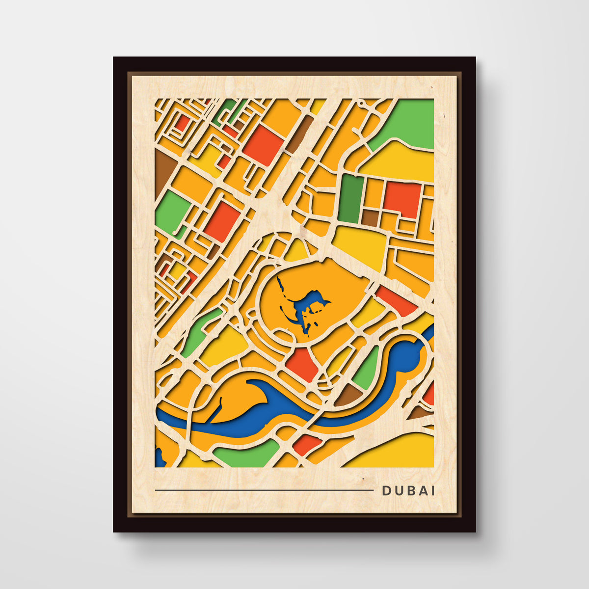 Wooden City Maps