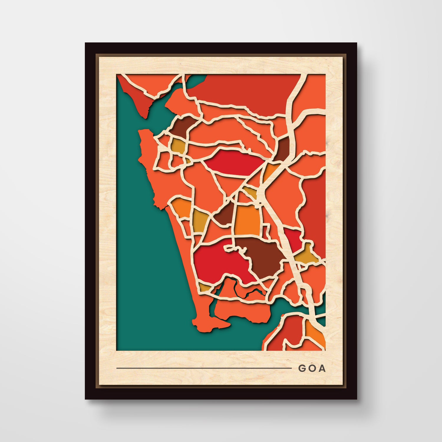 Wooden City Maps