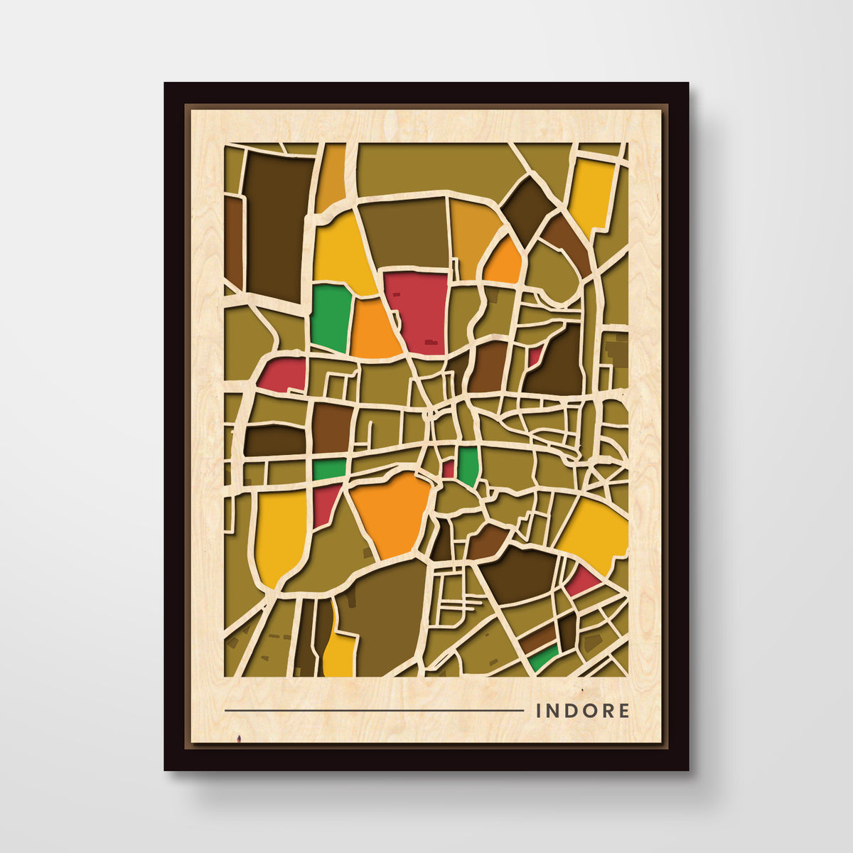 Wooden City Maps