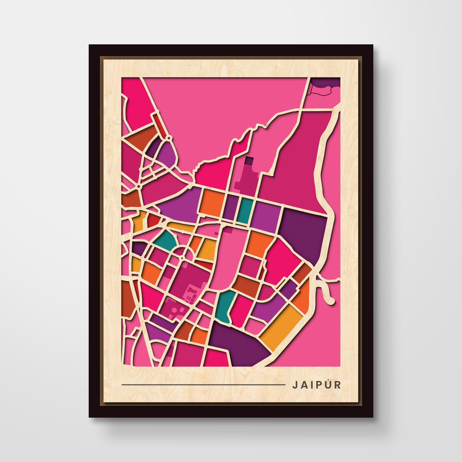 Wooden City Maps