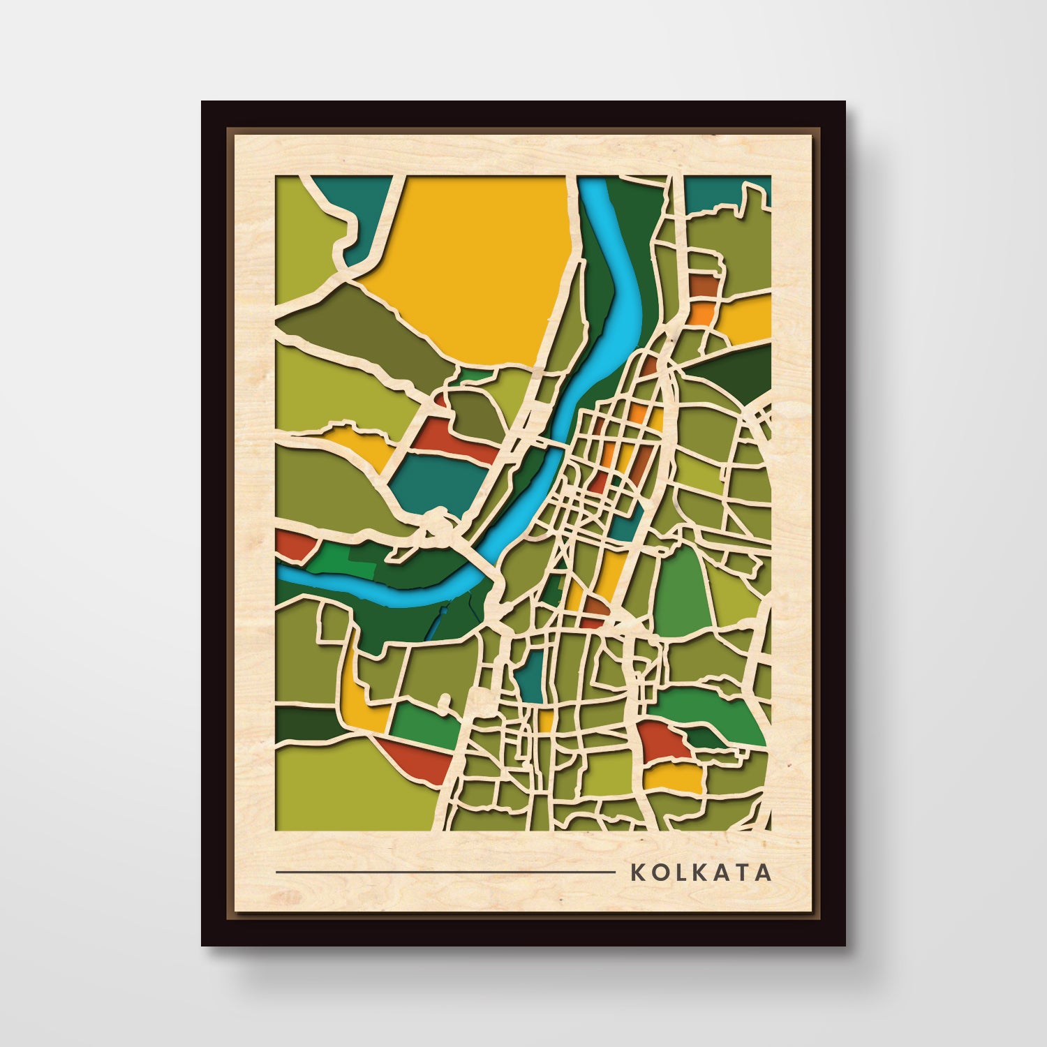 Wooden City Maps