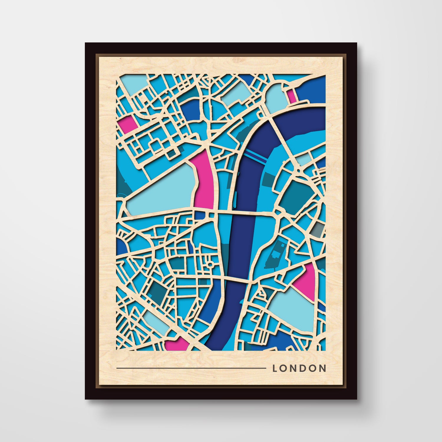 Wooden City Maps
