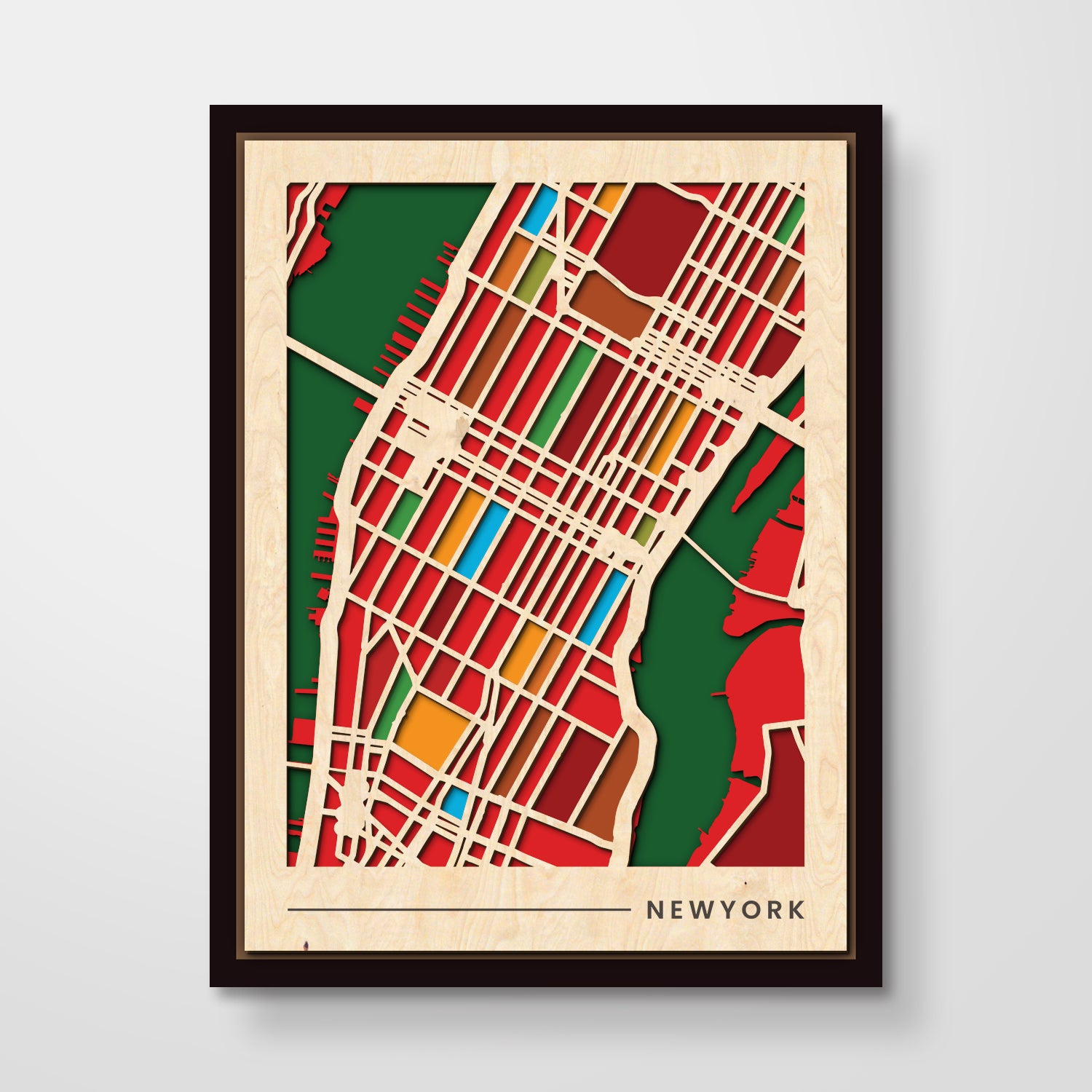 Wooden City Maps
