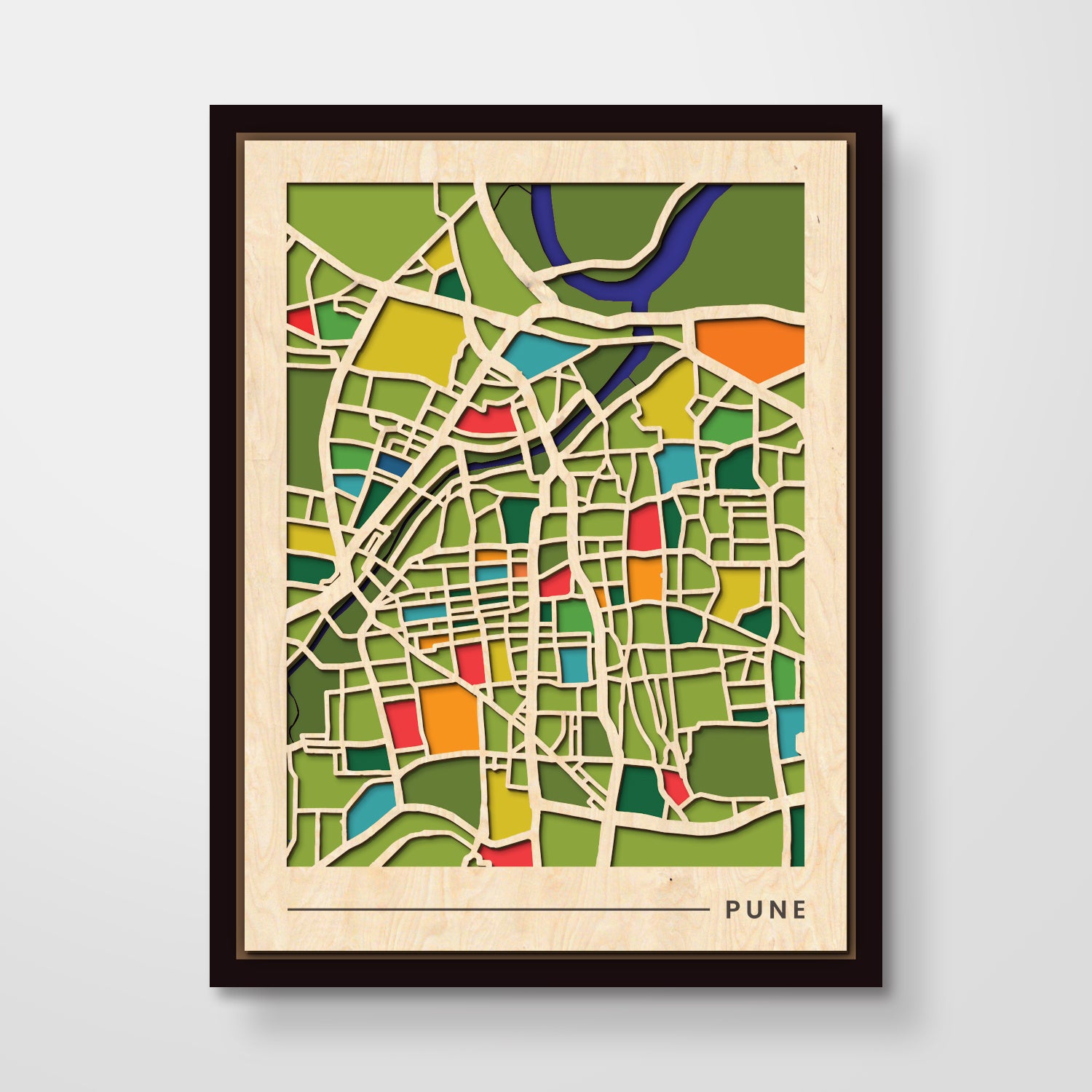 Wooden City Maps