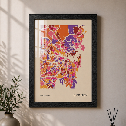 Framed City Prints
