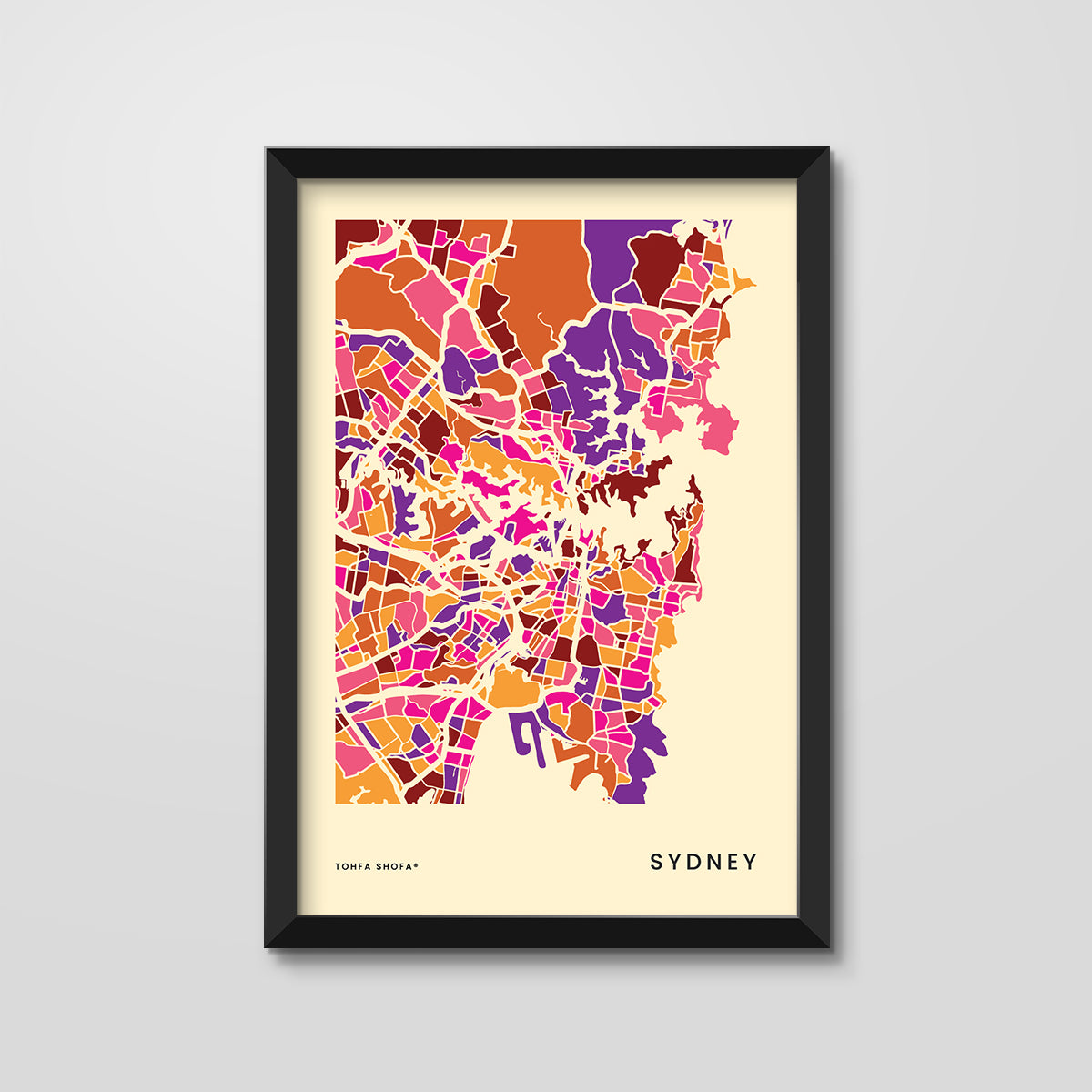 Framed City Prints