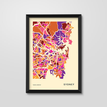 Framed City Prints