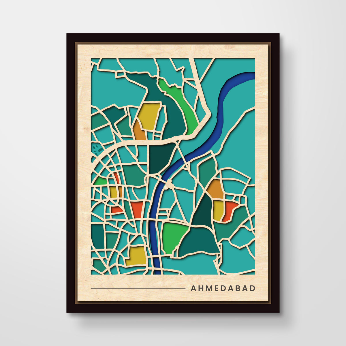 Wooden City Maps