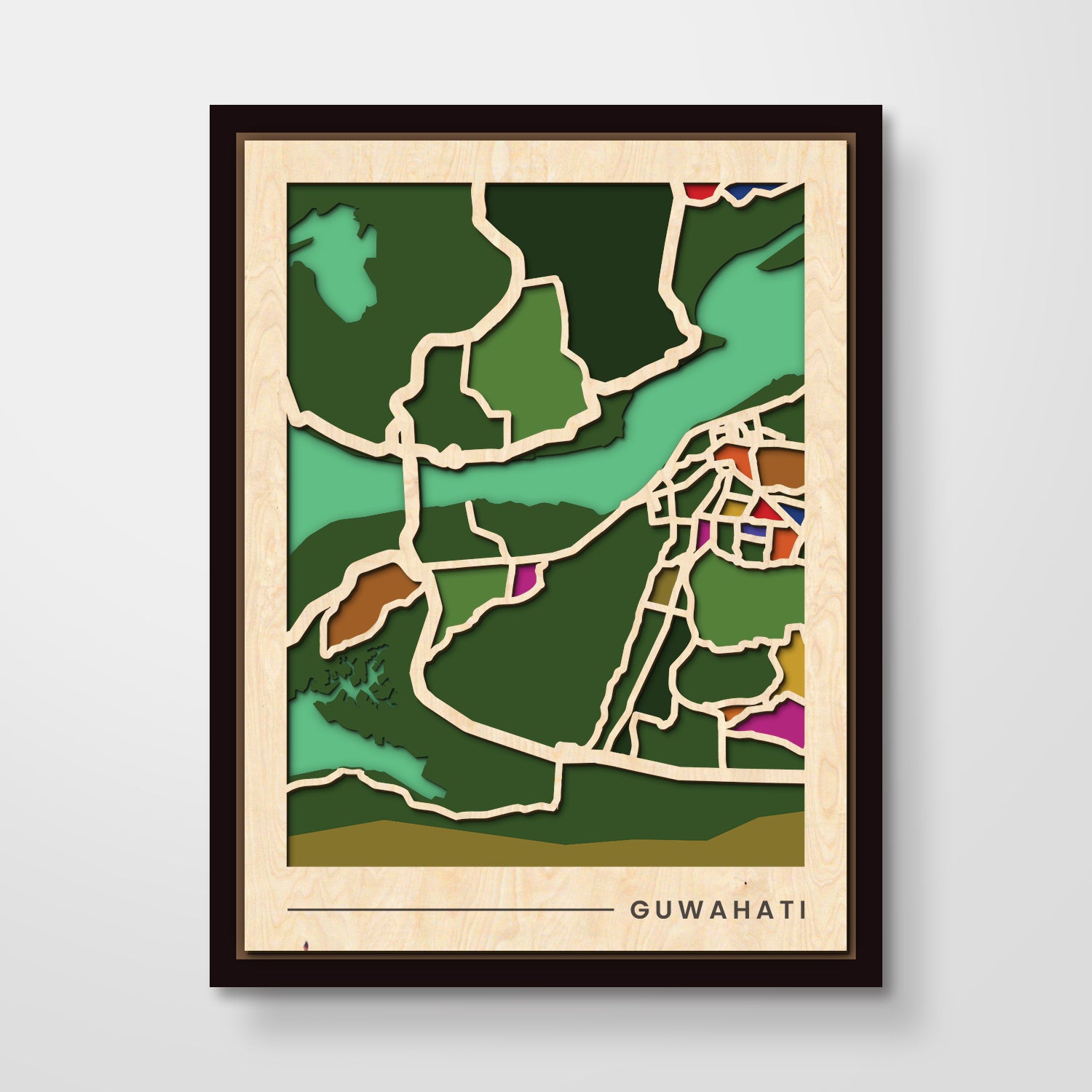 Wooden City Maps