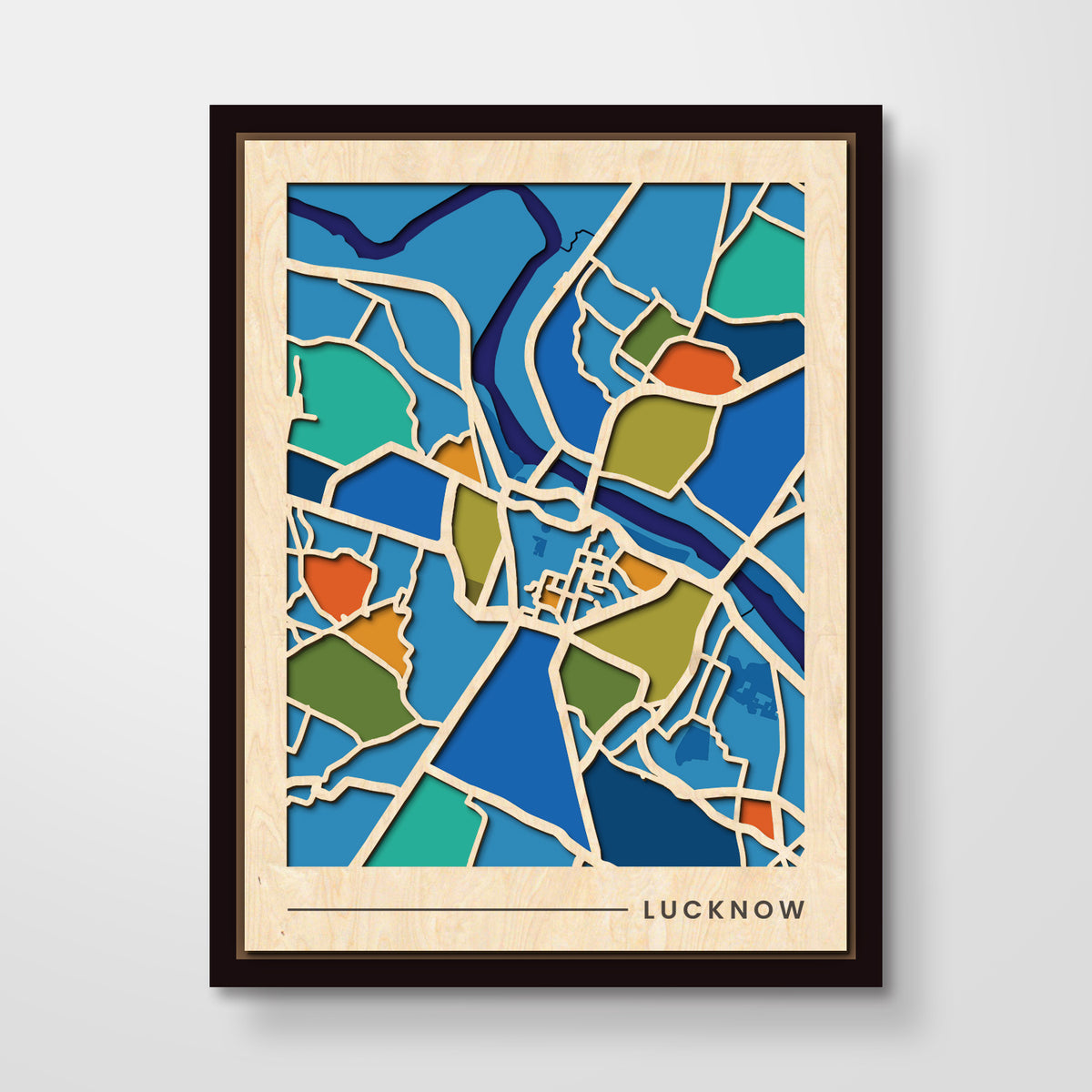 Wooden City Maps