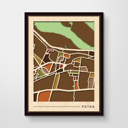 Framed City Maps