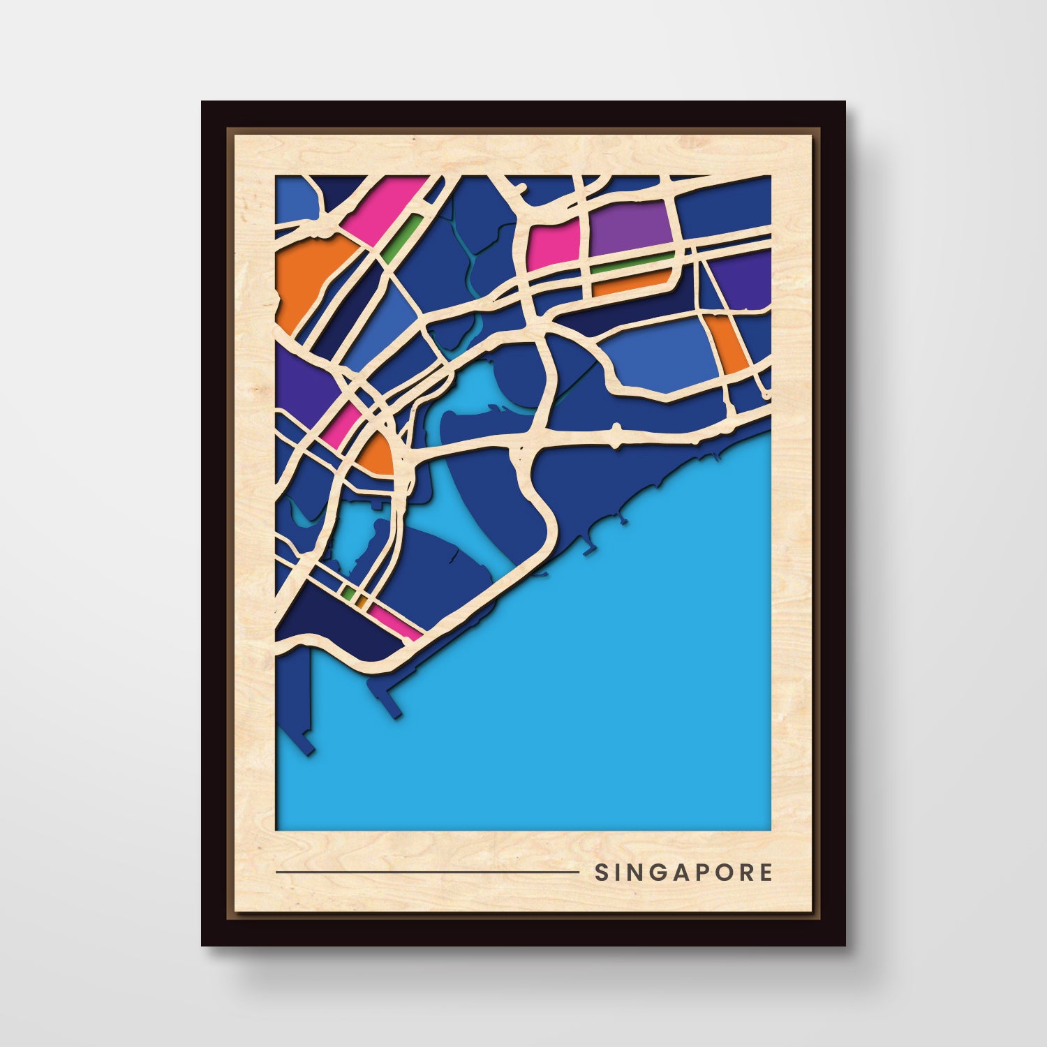 Wooden City Maps