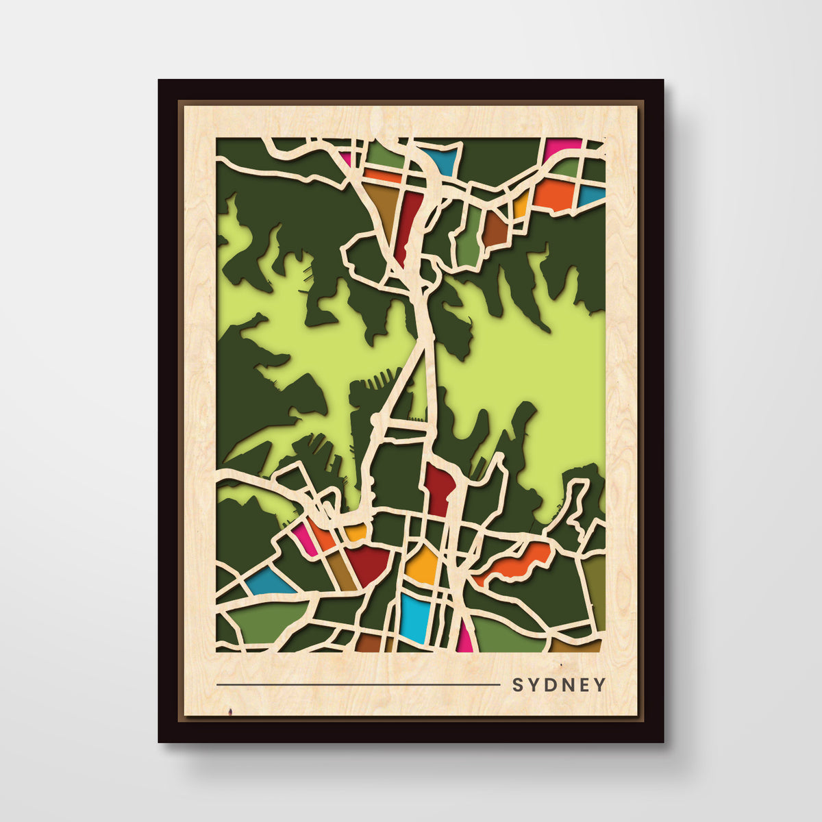 Wooden City Maps