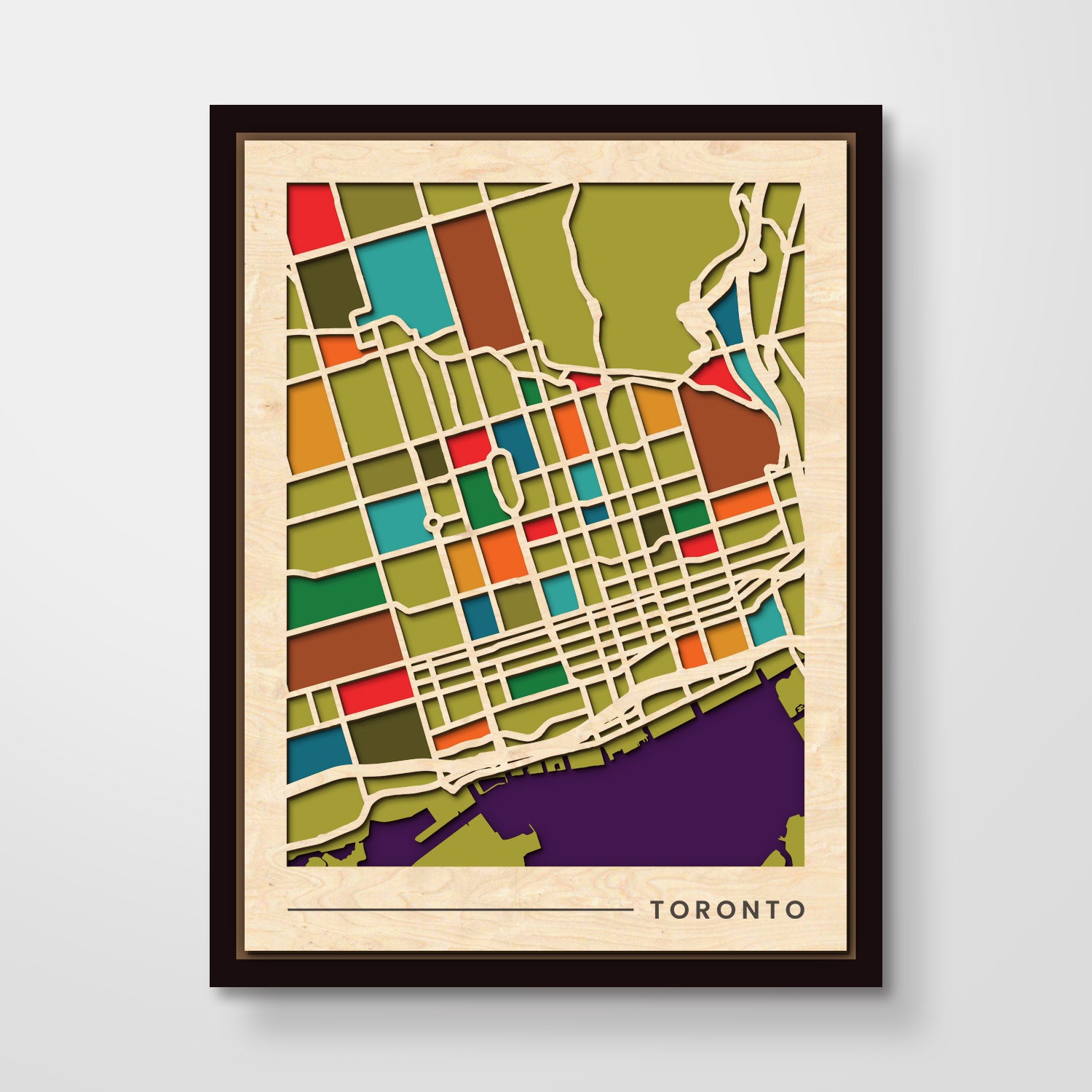 Wooden City Maps