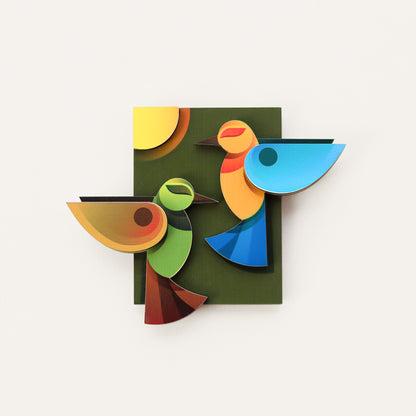 Dancing Birds Magnet