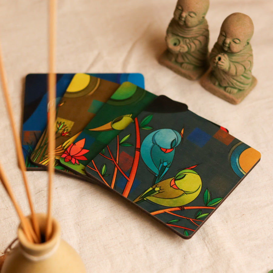 Birds Coaster Set