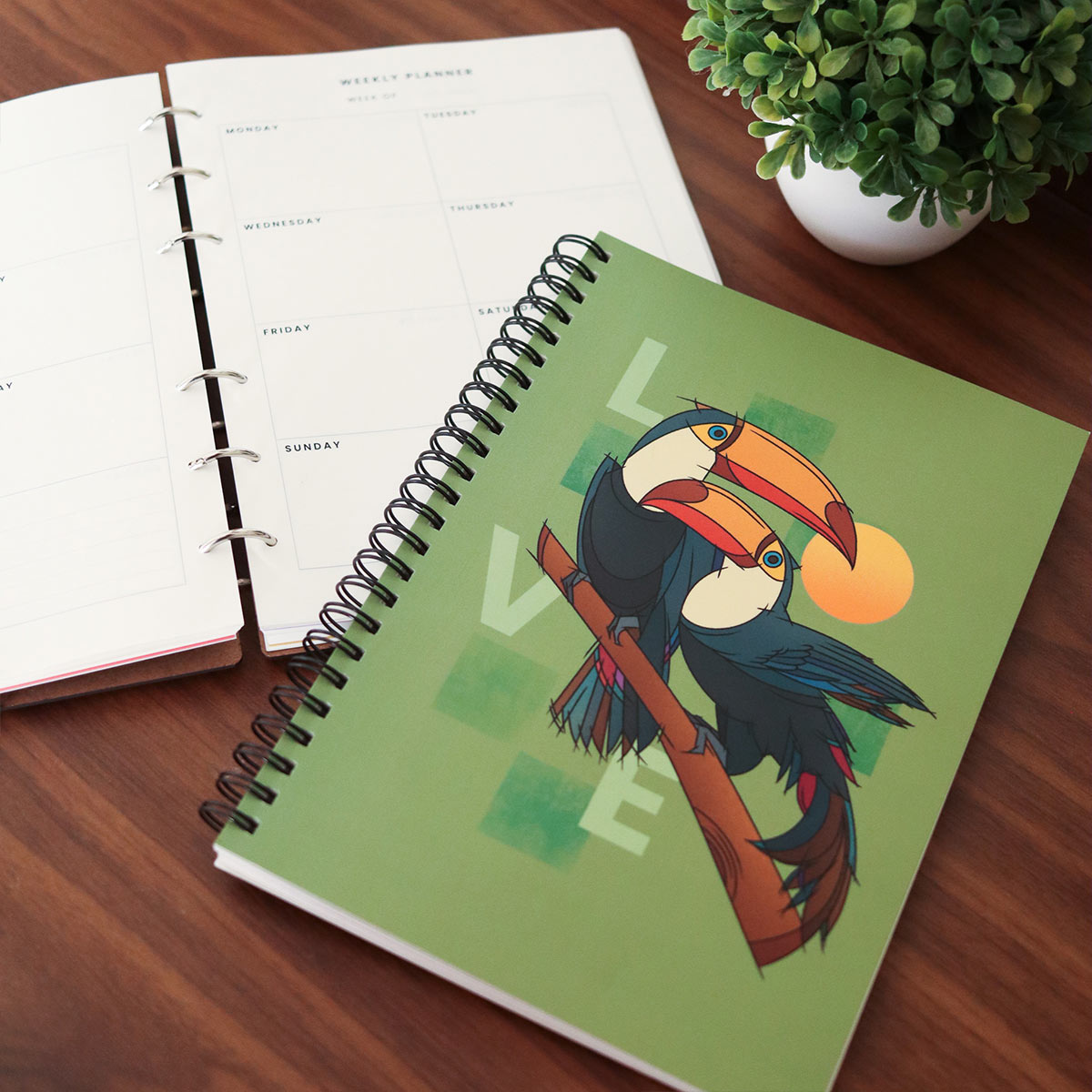 Love | Notebook with built-in Planner