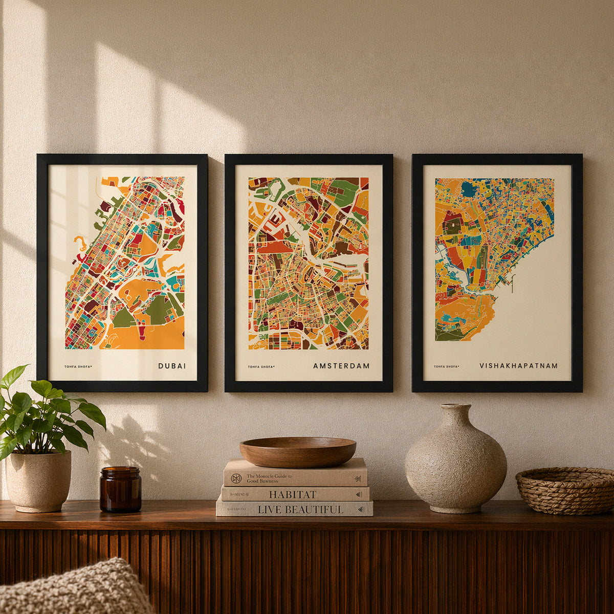 Framed City Prints