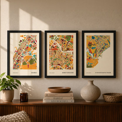 Framed City Prints