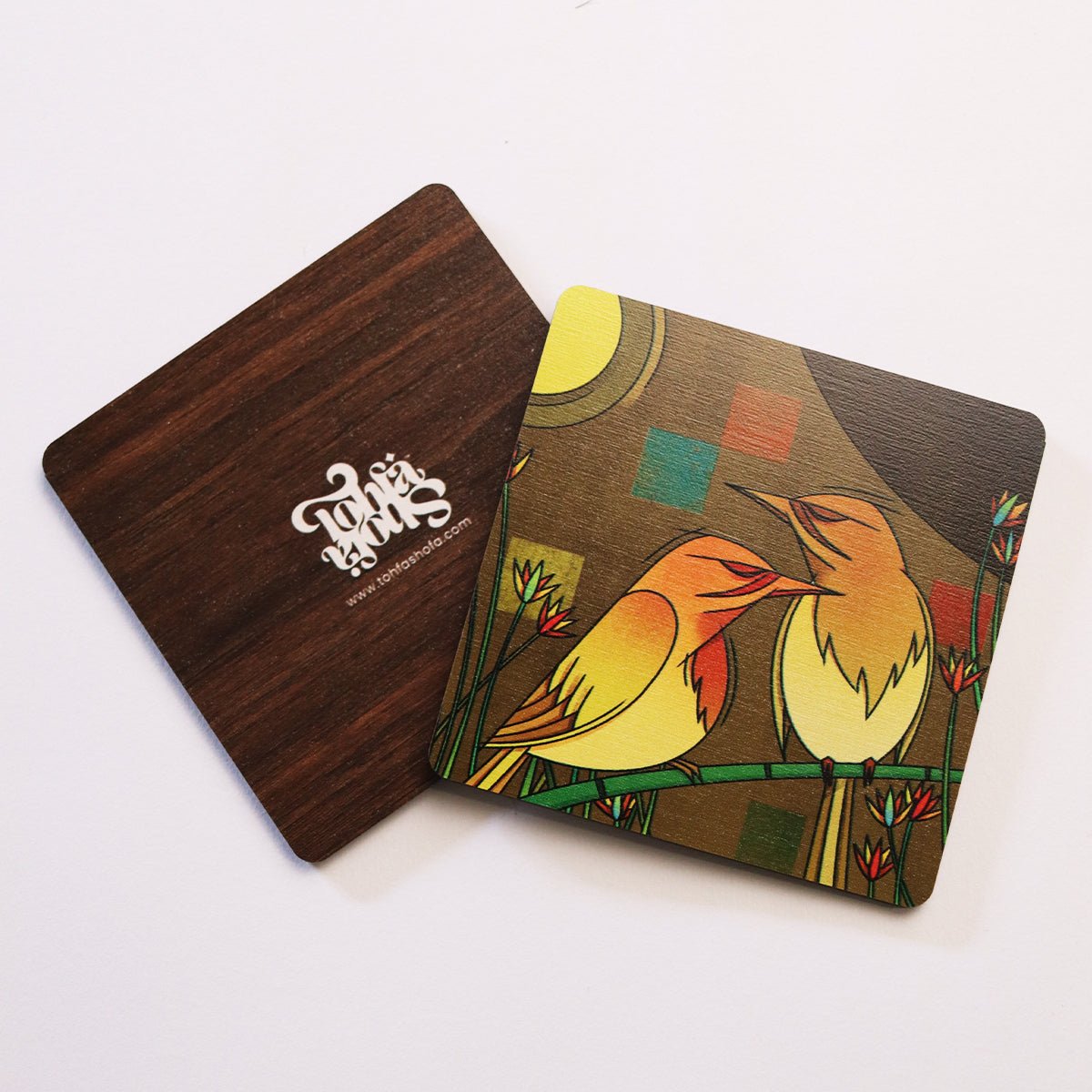 Fairy Wren Coasters Set - Tohfa Shofa™