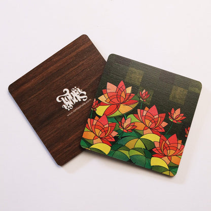 Lotus Coasters Set - Tohfa Shofa™