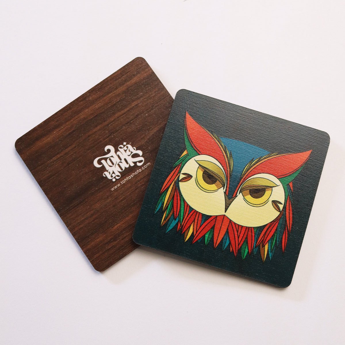 Owl Coasters Set - Tohfa Shofa™