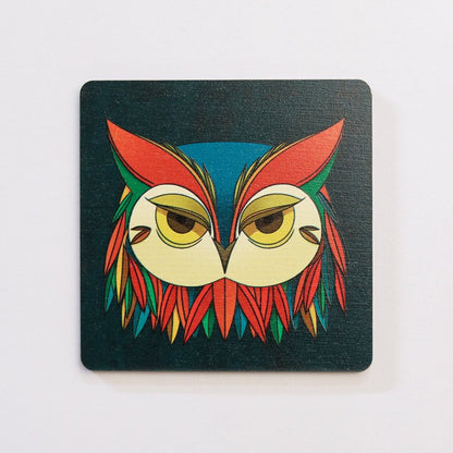 Owl Coasters Set - Tohfa Shofa™