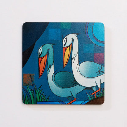 Pelican Coasters Set - Tohfa Shofa™